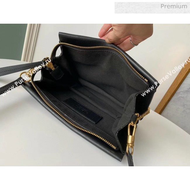 Givenchy Cross 3 Goat Skin Shoulder Bag Black (YS-4218536155)