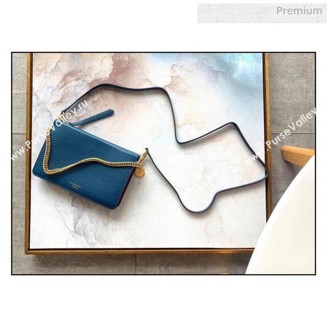 Givenchy Cross 3 Goat Skin Shoulder Bag Blue (YS-z4218536155)