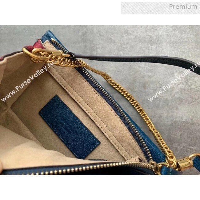 Givenchy Cross 3 Goat Skin Shoulder Bag Blue (YS-z4218536155)