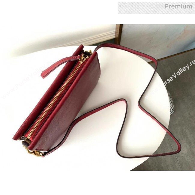 Givenchy Cross 3 Goat Skin Shoulder Bag Red (YS-r4218536155)