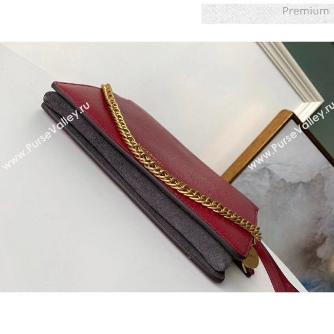 Givenchy Cross 3 Goat Skin Shoulder Bag Red (YS-r4218536155)