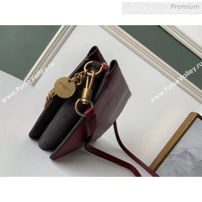 Givenchy Cross 3 Goat Skin Shoulder Bag Red (YS-r4218536155)