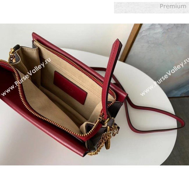 Givenchy Cross 3 Goat Skin Shoulder Bag Red (YS-r4218536155)