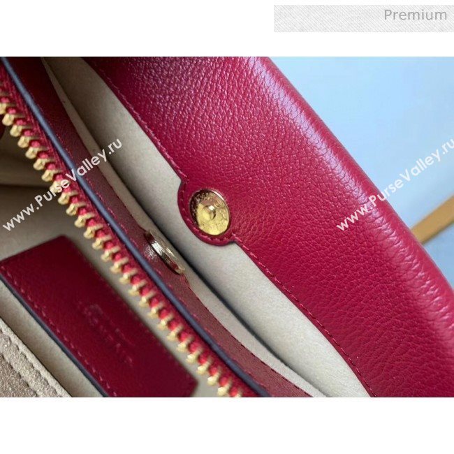 Givenchy Cross 3 Goat Skin Shoulder Bag Red (YS-r4218536155)