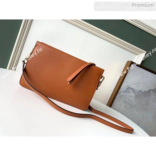 Givenchy Cross 3 Goat Skin Shoulder Bag Brown (YS-b4218536155 )