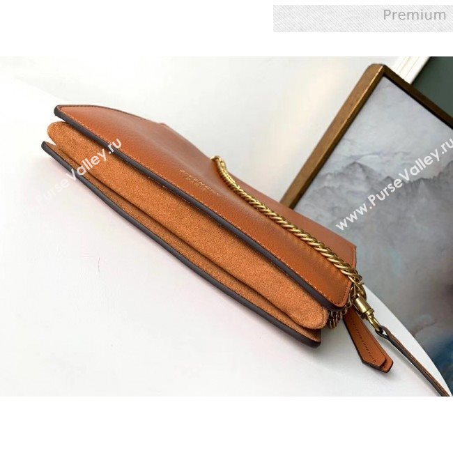 Givenchy Cross 3 Goat Skin Shoulder Bag Brown (YS-b4218536155 )