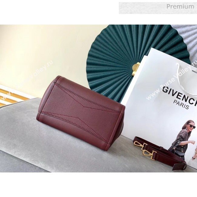 Givenchy Mystic Bag In Soft Baby Calfskin Leather Burgundy 2019 (YZ-20032344)