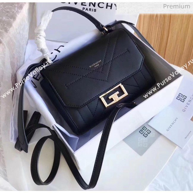 Givenchy Calfskin Leather Mini Eden Bag Black 2019 (YZ-20032412)