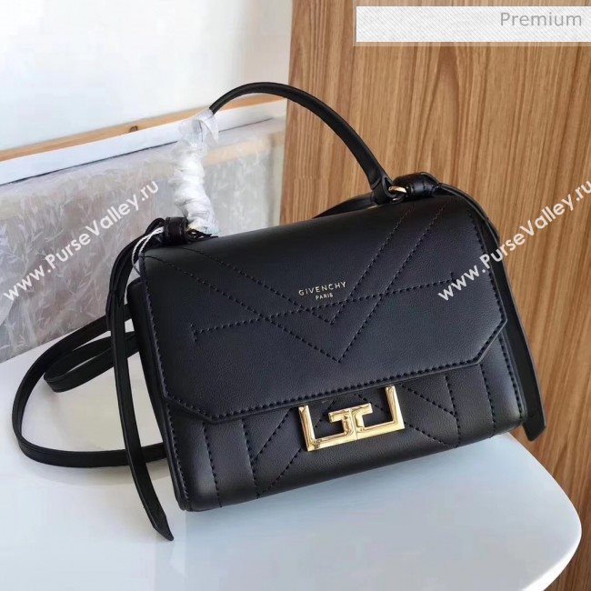 Givenchy Calfskin Leather Mini Eden Bag Black 2019 (YZ-20032412)