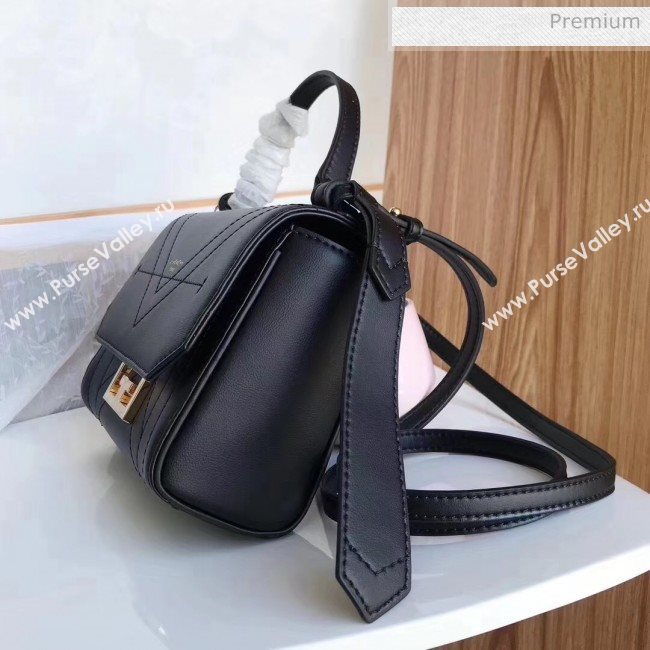 Givenchy Calfskin Leather Mini Eden Bag Black 2019 (YZ-20032412)