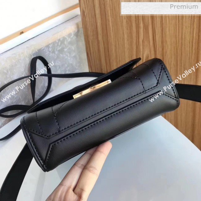 Givenchy Calfskin Leather Mini Eden Bag Black 2019 (YZ-20032412)