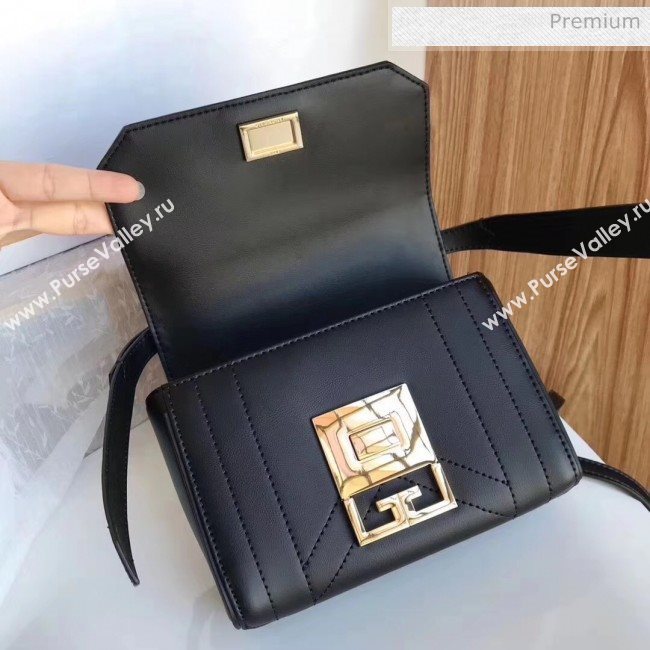 Givenchy Calfskin Leather Mini Eden Bag Black 2019 (YZ-20032412)