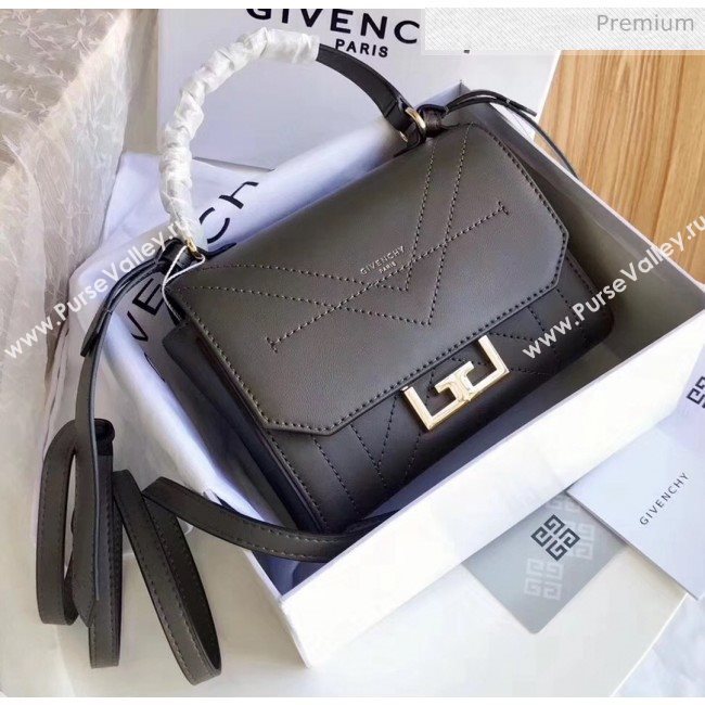 Givenchy Calfskin Leather Mini Eden Bag Grey 2019 (YZ-20032414)