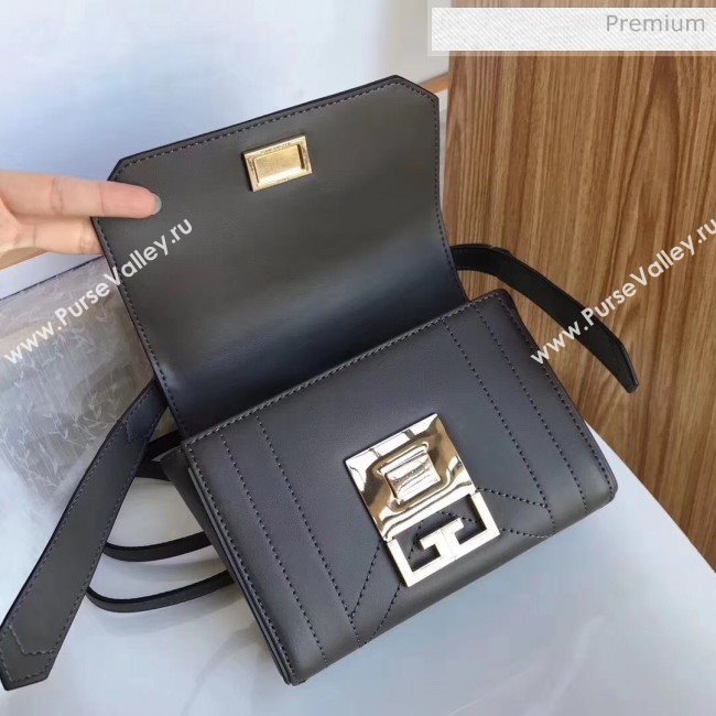 Givenchy Calfskin Leather Mini Eden Bag Grey 2019 (YZ-20032414)