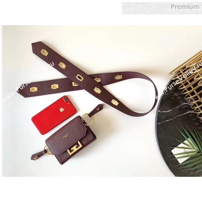 Givenchy Nano Eden Bag in Calfskin Leather Burgundy 2020 (YS-20032406)