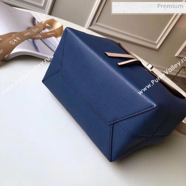 Louis Vuitton Grainy Calfskin Lockme Backpack Blue/Beige M41815 (K-20032422)