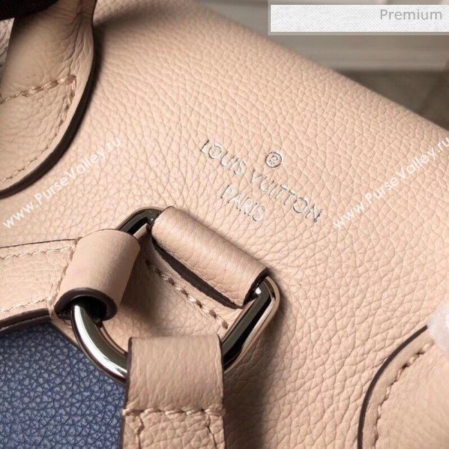 Louis Vuitton Grainy Calfskin Lockme Backpack Blue/Beige M41815 (K-20032422)