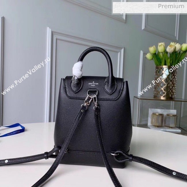 Louis Vuitton Grainy Calfskin Lockme Mini Backpack Black M54573 (K-20032426)