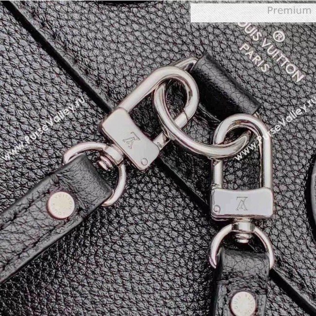 Louis Vuitton Grainy Calfskin Lockme Mini Backpack Black M54573 (K-20032426)