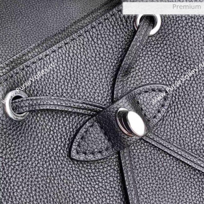 Louis Vuitton Grainy Calfskin Lockme Mini Backpack Black M54573 (K-20032426)