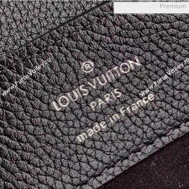 Louis Vuitton Grainy Calfskin Lockme Mini Backpack Black M54573 (K-20032426)