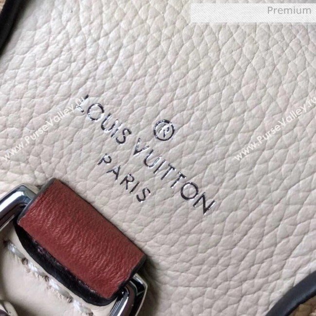 Louis Vuitton Grainy Calfskin Lockme Mini Backpack Brown/Beige M54573 (K-20032429)