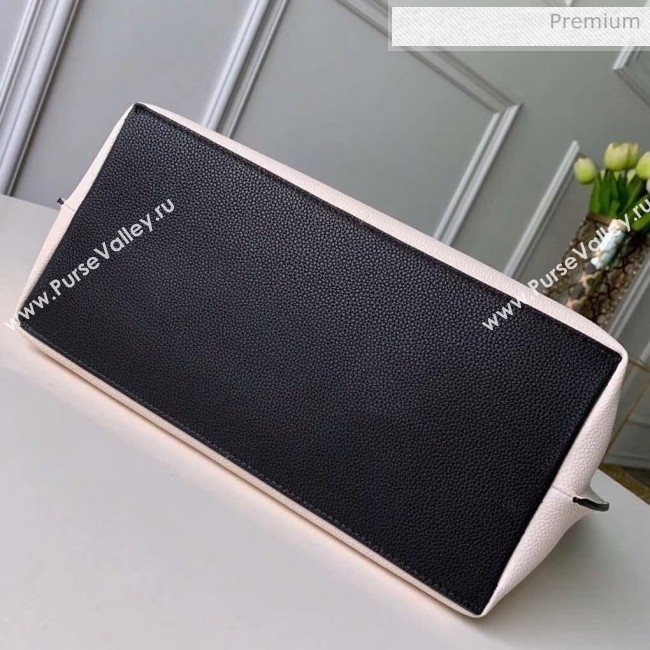 Louis Vuitton Calfskin Lockme Go Handle Tote Bag White M55028 (K-20032502)