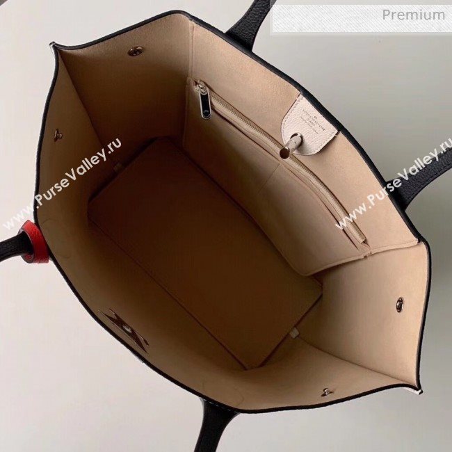 Louis Vuitton Calfskin Lockme Go Handle Tote Bag White M55028 (K-20032502)