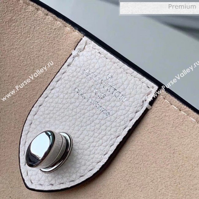 Louis Vuitton Calfskin Lockme Go Handle Tote Bag White M55028 (K-20032502)