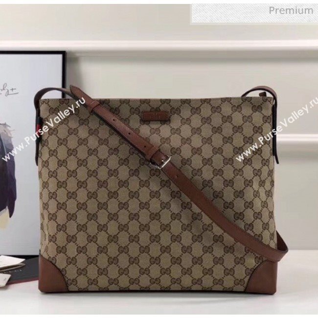 Gucci GG Supreme Canvas Messenger Bag 308930 Brown (DLH-20032315)