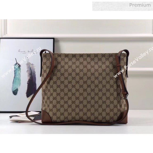 Gucci GG Supreme Canvas Messenger Bag 308930 Brown (DLH-20032315)