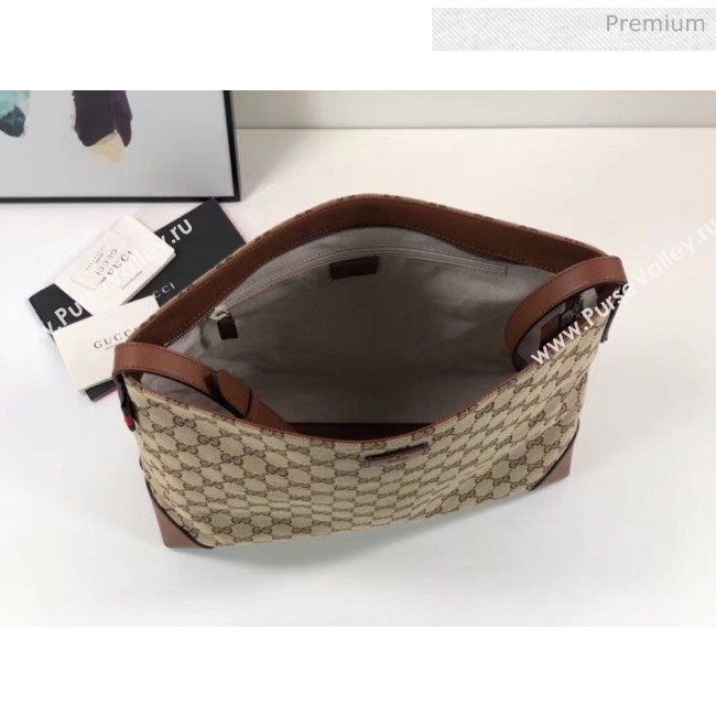 Gucci GG Supreme Canvas Messenger Bag 308930 Brown (DLH-20032315)