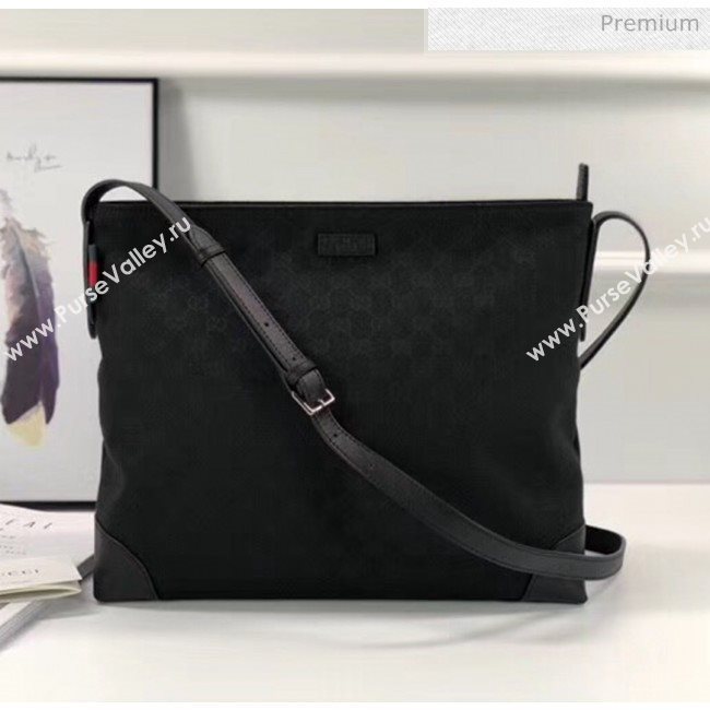 Gucci GG Supreme Canvas Messenger Bag 308930 Black (DLH-20032316)