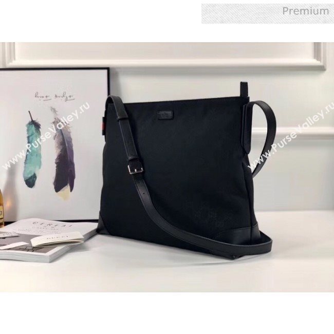 Gucci GG Supreme Canvas Messenger Bag 308930 Black (DLH-20032316)