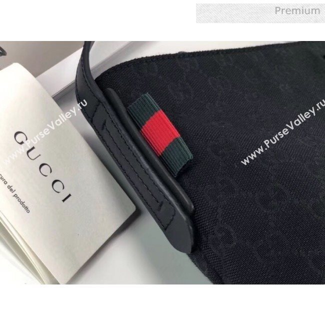 Gucci GG Supreme Canvas Messenger Bag 308930 Black (DLH-20032316)
