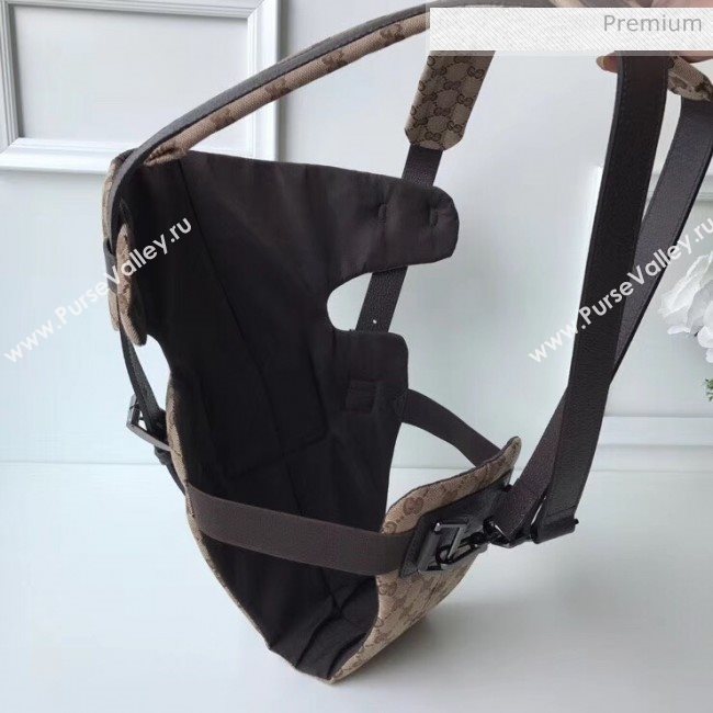 Gucci GG Supreme Canvas Baby Carrier 28550 Apricot/Coffee (DLH-20032320)