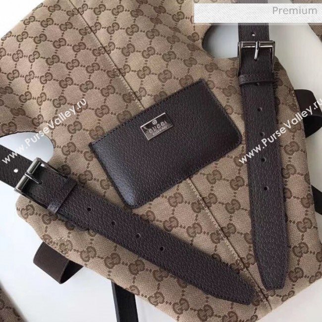 Gucci GG Supreme Canvas Baby Carrier 28550 Apricot/Coffee (DLH-20032320)