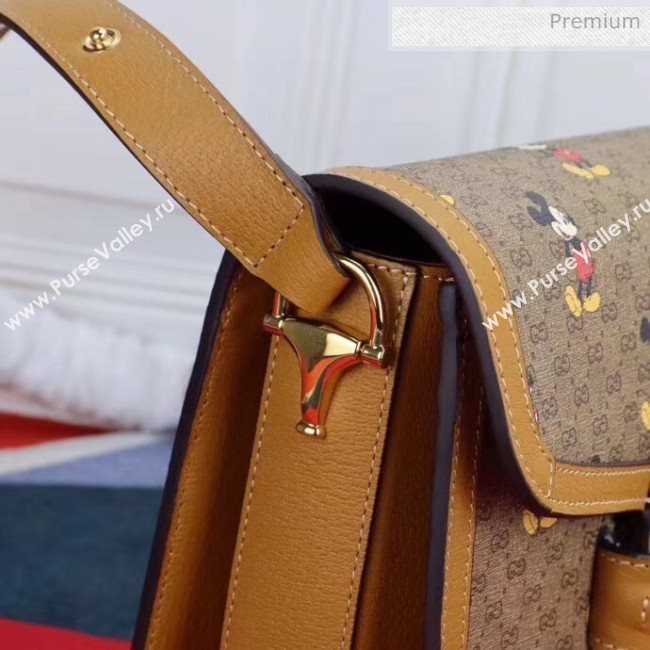 Gucci x Disney GG Supreme 1955 Horsebit Small Shoulder Bag 602204 2020 (DLH-20032314)