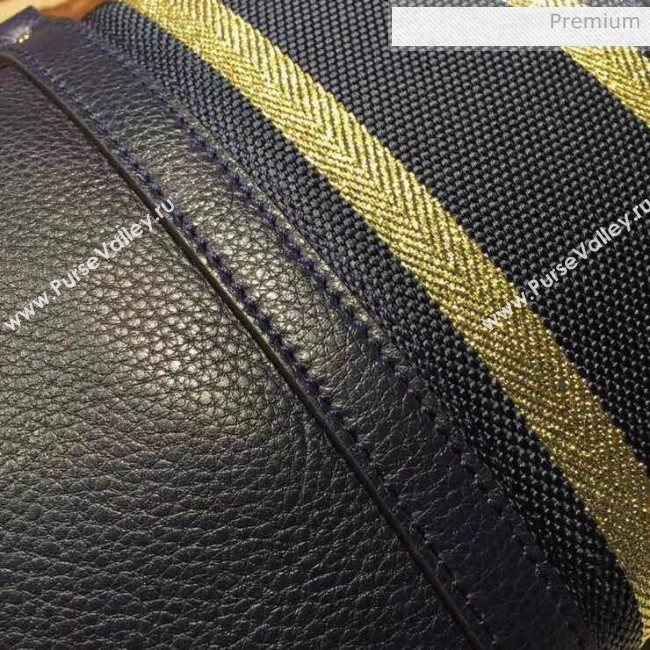 Gucci 247205 Medium Calfskin Leather Boston Bag \Navy Blue (DLH-20032321)