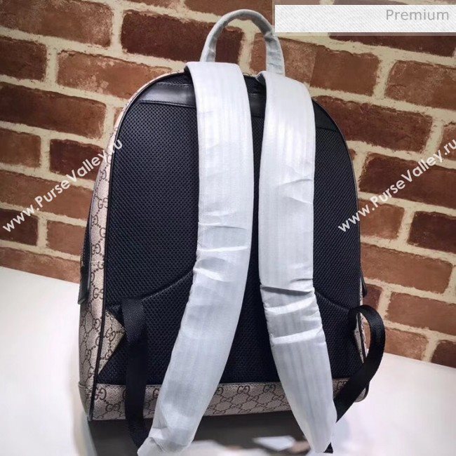 Gucci Wolf Print GG Supreme Backpack 419584 (DLH-20032328)