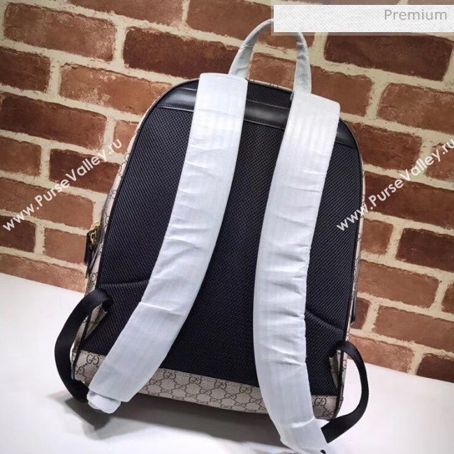 Gucci Tiger Print GG Supreme Backpack 419584 (DLH-20032330)