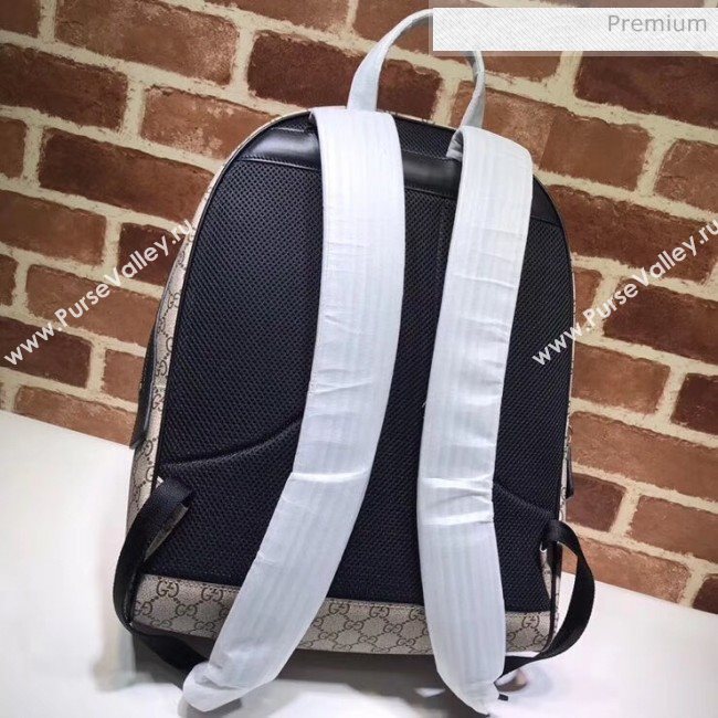 Gucci Snake Print GG Supreme Backpack 419584 (DLH-20032331)