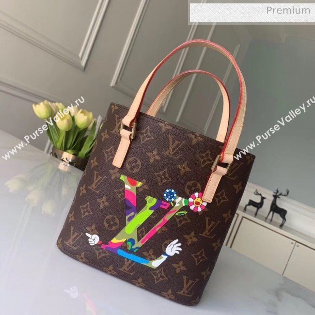 Louis Vuitton Monogram Canvas Tote Bag With Muliticolor Logo 2020 (K-20032720)