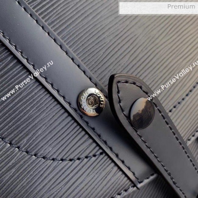 Louis Vuitton Epi Leather and Monogram Canvas Christopher PM Backpack Navy Blue M58868 (K-20032711)