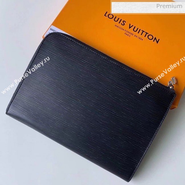 Louis Vuitton Epi Leather Pochette Jour PM Pouch With Oversized LV M62646 Yellow (K-20032731)