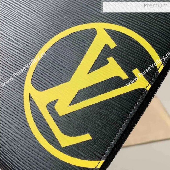 Louis Vuitton Epi Leather Pochette Jour PM Pouch With Oversized LV M62646 Yellow (K-20032731)