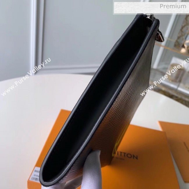 Louis Vuitton Epi Leather Pochette Jour PM Pouch With Oversized LV M62646 Yellow (K-20032731)