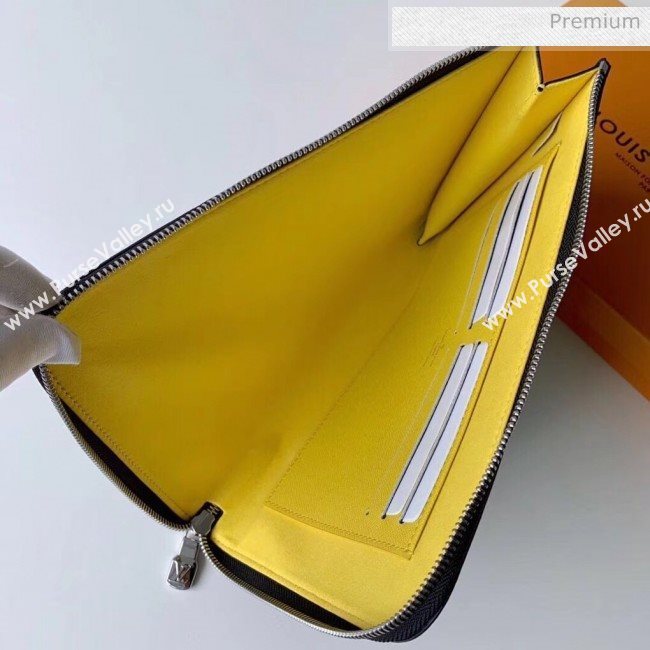Louis Vuitton Epi Leather Pochette Jour PM Pouch With Oversized LV M62646 Yellow (K-20032731)