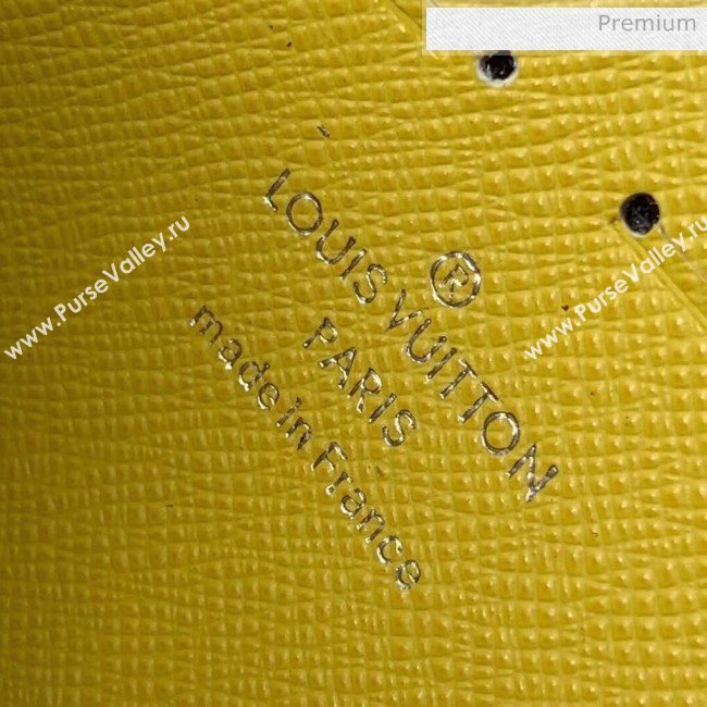 Louis Vuitton Epi Leather Pochette Jour PM Pouch With Oversized LV M62646 Yellow (K-20032731)