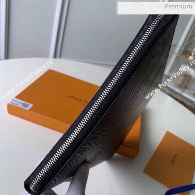 Louis Vuitton Epi Leather Pochette Jour GM Pouch With Oversized LV M68198 Yellow  (K-20032730)